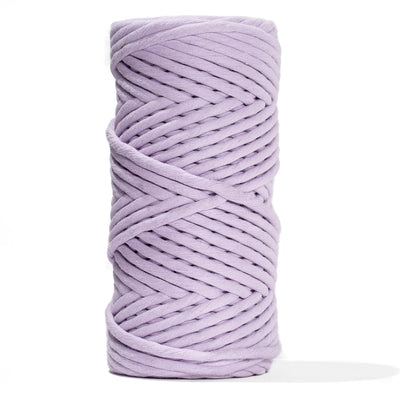 JUMBO SOFT COTTON CORD ZERO WASTE 8 MM - 1 SINGLE STRAND - LILAC COLOR