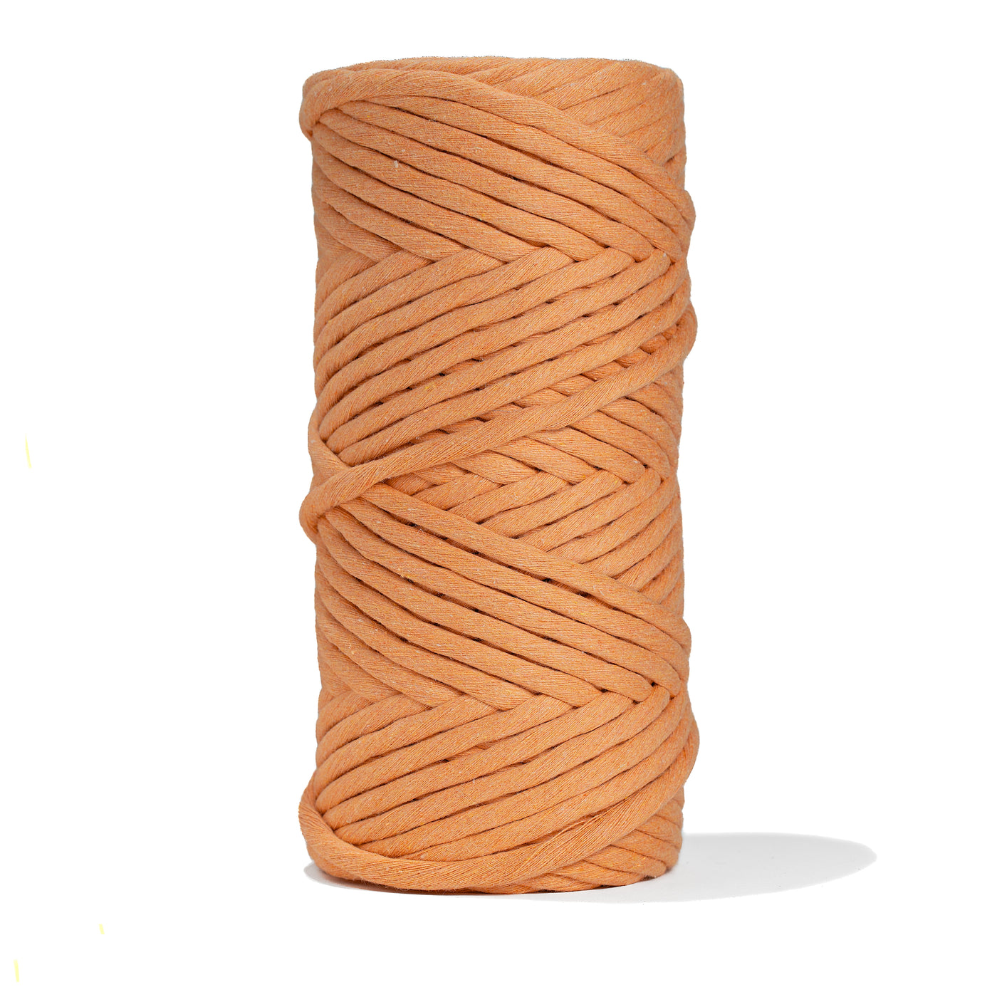 JUMBO SOFT COTTON CORD ZERO WASTE 8 MM - 1 SINGLE STRAND - APRICOT COLOR