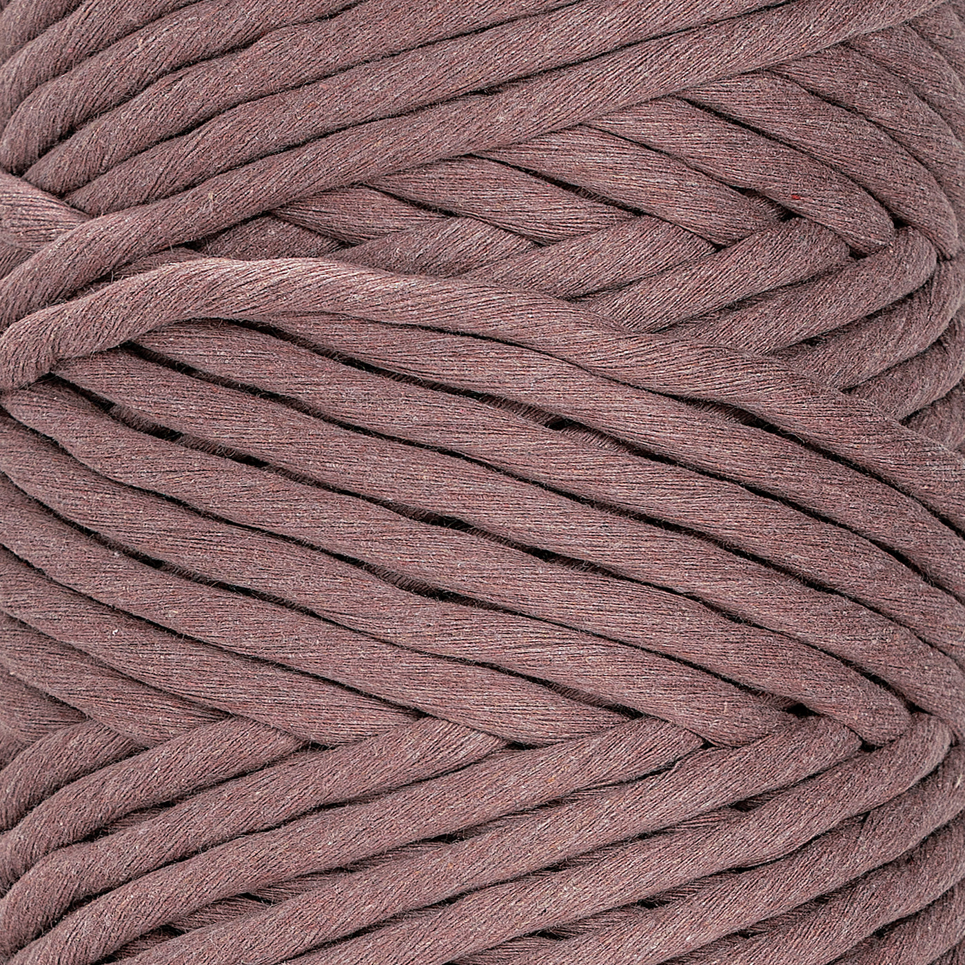 JUMBO SOFT COTTON CORD ZERO WASTE 8 MM - 1 SINGLE STRAND - MINK COLOR