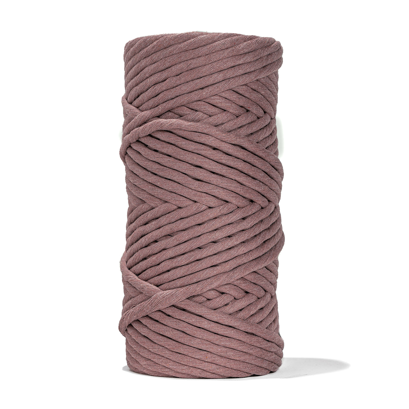 JUMBO SOFT COTTON CORD ZERO WASTE 8 MM - 1 SINGLE STRAND - MINK COLOR