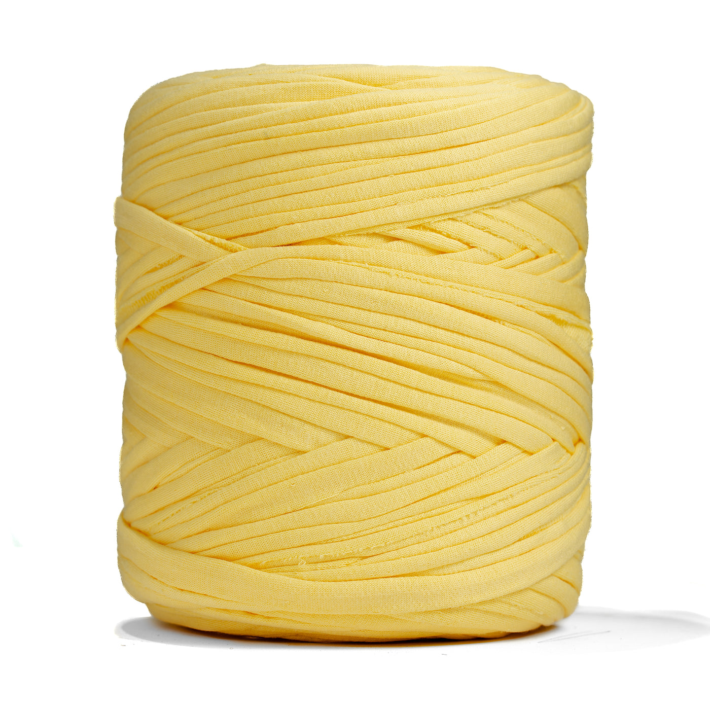 Recycled T-Shirt Fabric Yarn - Sunflower Color