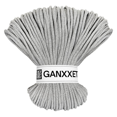 5mm Braided Cord – Soft Gray Color