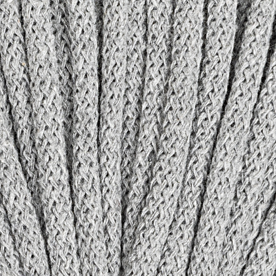 5mm Braided Cord – Soft Gray Color