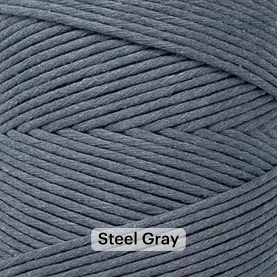 SOFT COTTON CORD ZERO WASTE 4 MM - 1 SINGLE STRAND - SAMPLES