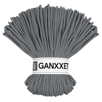 5mm Braided Cord – Steel Gray Color