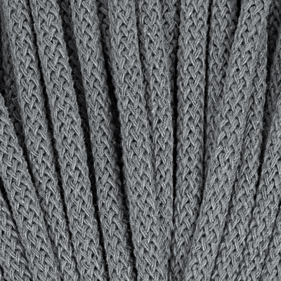 5mm Braided Cord – Steel Gray Color
