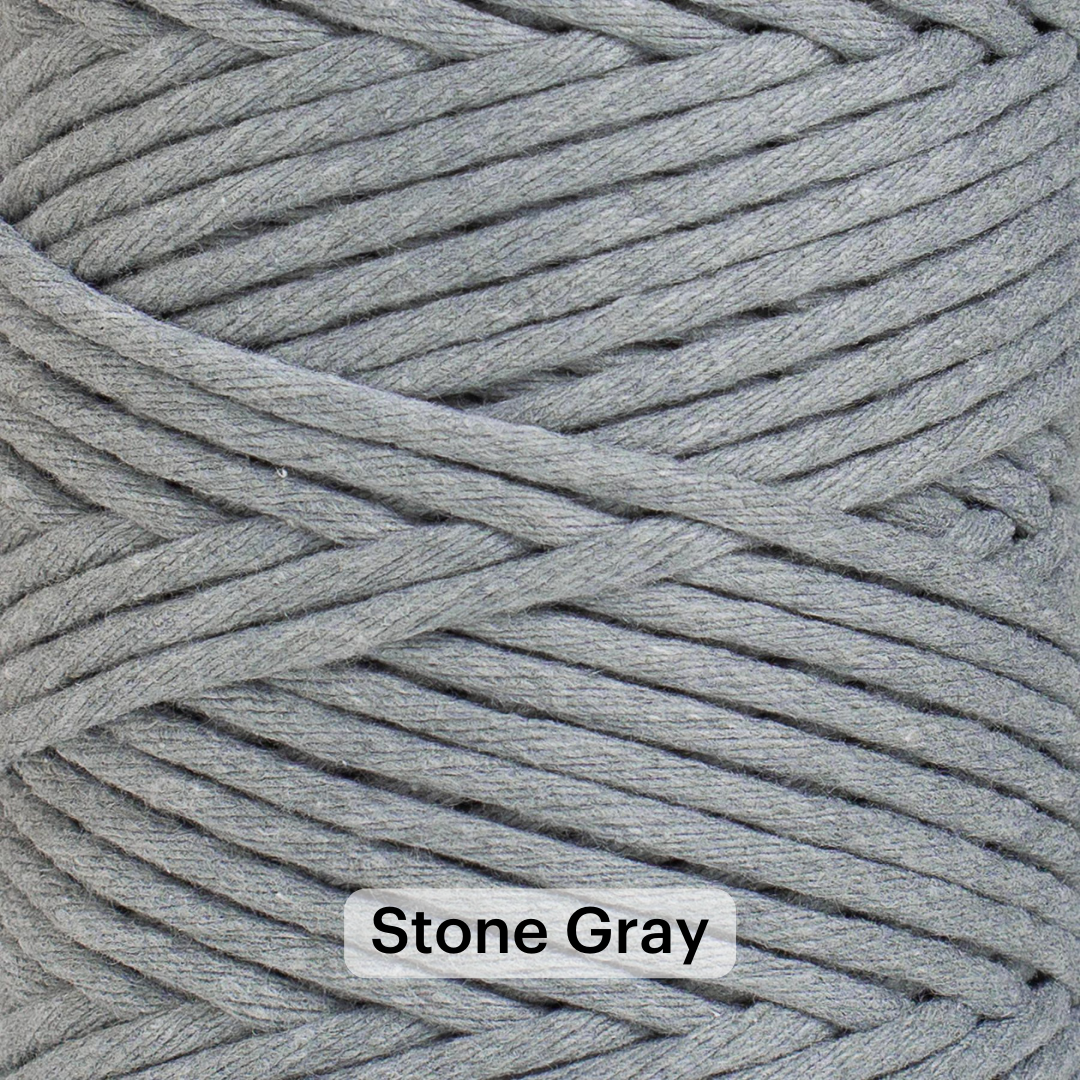 SOFT COTTON CORD ZERO WASTE 4 MM - 1 SINGLE STRAND - SAMPLES