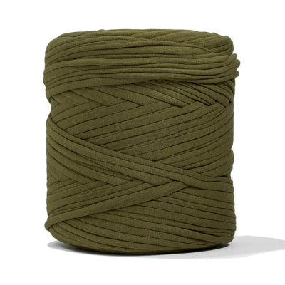 Recycled T-Shirt Fabric Yarn - Tarragon Color