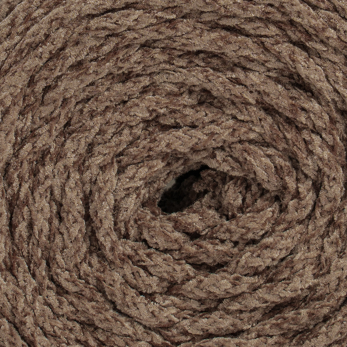 Velvet Air Braided Cord Taupe Color
