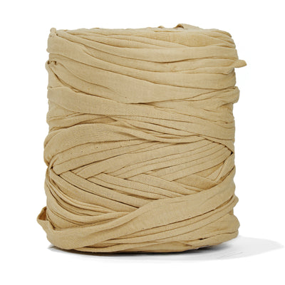 Recycled T-Shirt Fabric Yarn - Toast Color