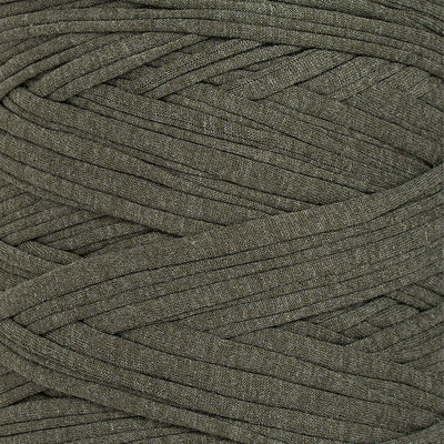 Recycled T-Shirt Fabric Yarn - Tuscany Green Color