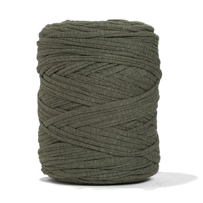 Recycled T-Shirt Fabric Yarn - Tuscany Green Color
