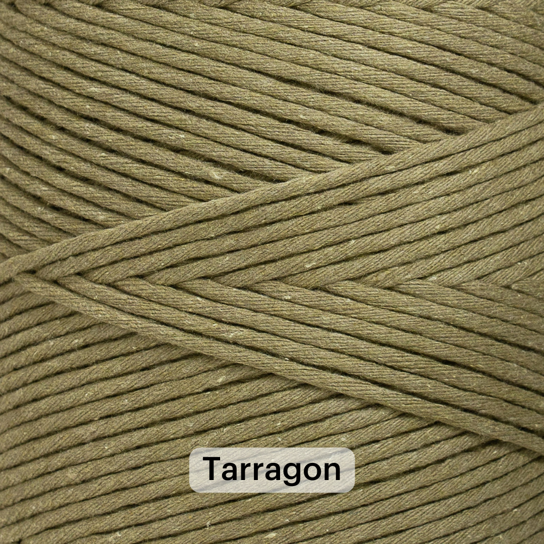 SOFT COTTON CORD ZERO WASTE 4 MM - 1 SINGLE STRAND - SAMPLES