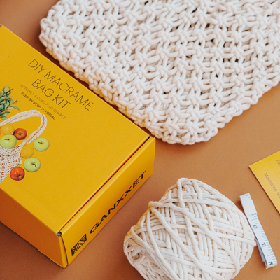 Macrame Market Bag DIY Kit by Ganxxet x Cord + Quartz