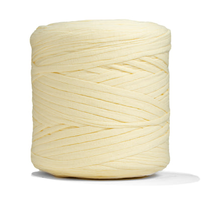 Recycled T-Shirt Fabric Yarn - Vanilla Color