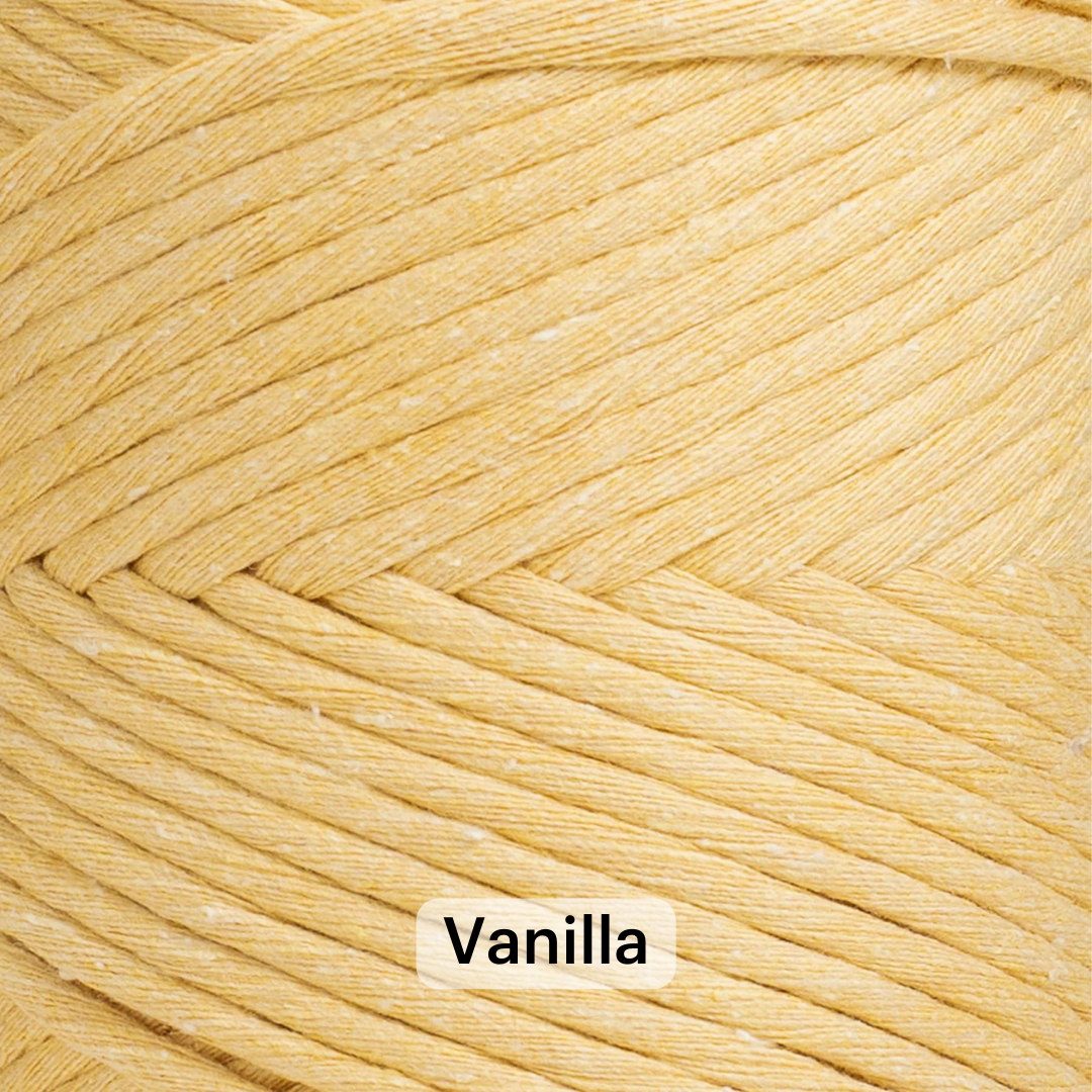 SOFT COTTON CORD ZERO WASTE 4 MM - 1 SINGLE STRAND - SAMPLES