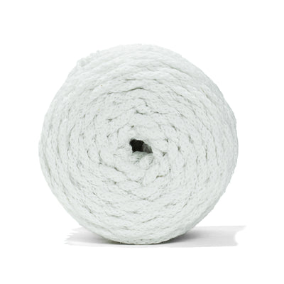 Cotton Air Braided Cord White Color