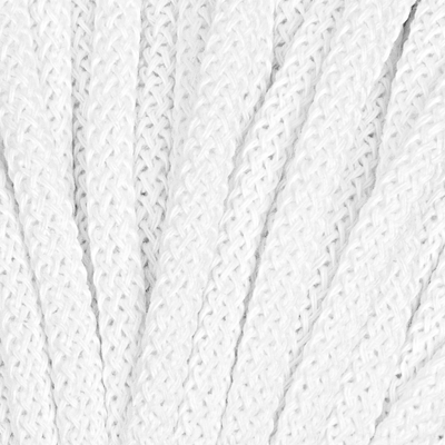 5mm Braided Cord – White Color