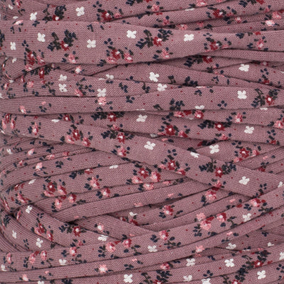 Printed Recycled T-Shirt Fabric Yarn - Blossom Dust
