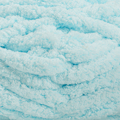 20mm Chunky Chenille Yarn - Powder Blue Color
