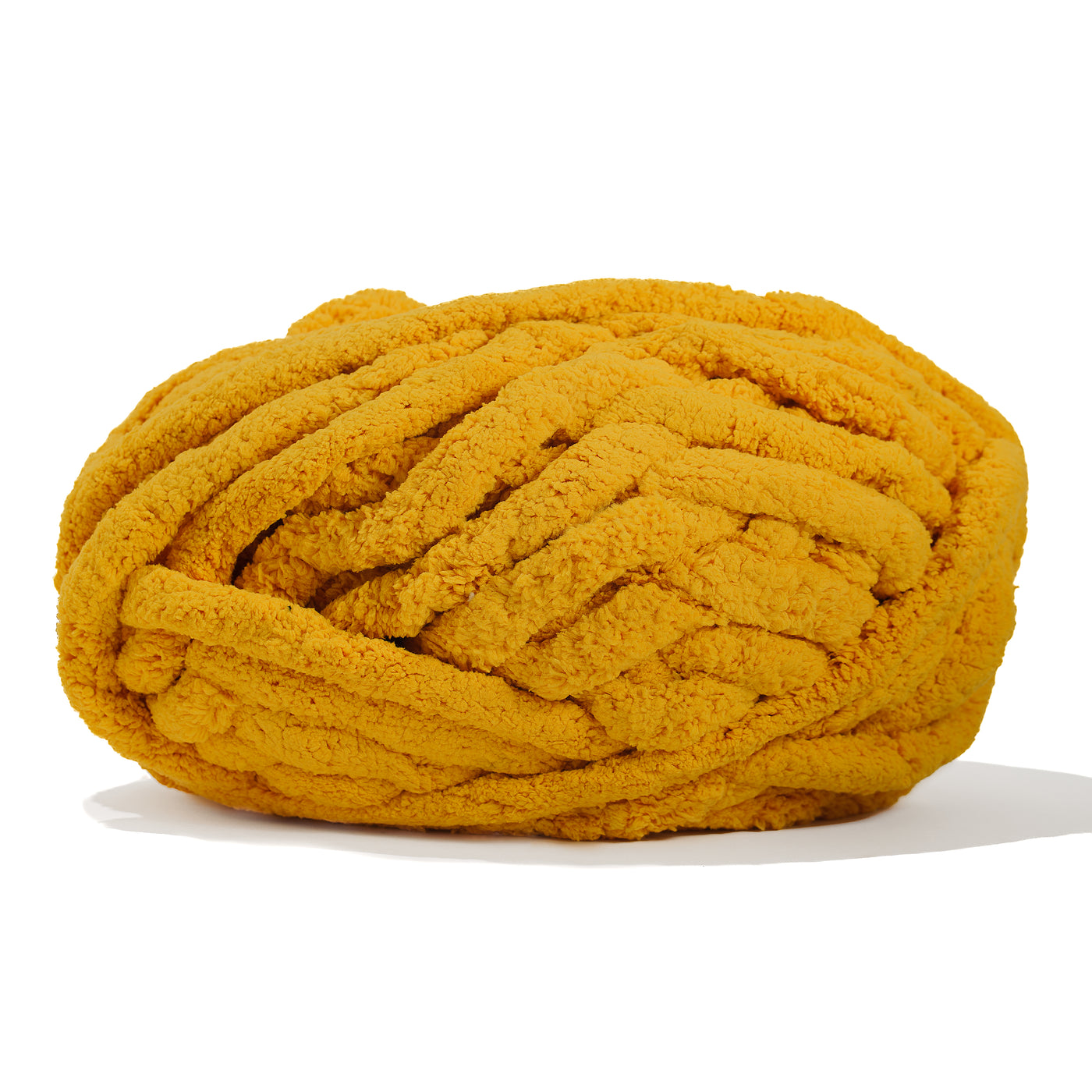 Orange chunky chenille yarn cheap