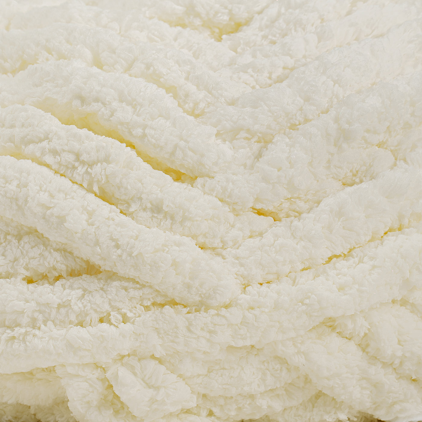 20mm Chunky Chenille Yarn - Natural Color