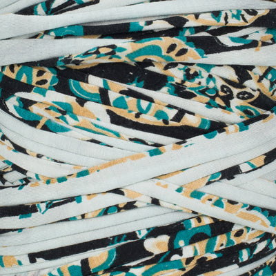 Printed Recycled T-Shirt Fabric Yarn - Contemporary