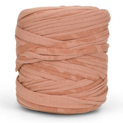 Printed Recycled T-Shirt Fabric Yarn - Desert Rose