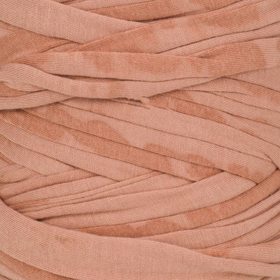 Printed Recycled T-Shirt Fabric Yarn - Desert Rose