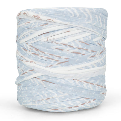 Printed Recycled T-Shirt Fabric Yarn - Frozen