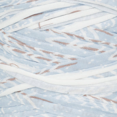 Printed Recycled T-Shirt Fabric Yarn - Frozen