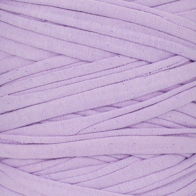 Recycled T-Shirt Fabric Yarn - Lilac Color