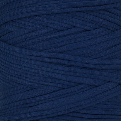 Recycled T-Shirt Fabric Yarn - Midnight Blue Color