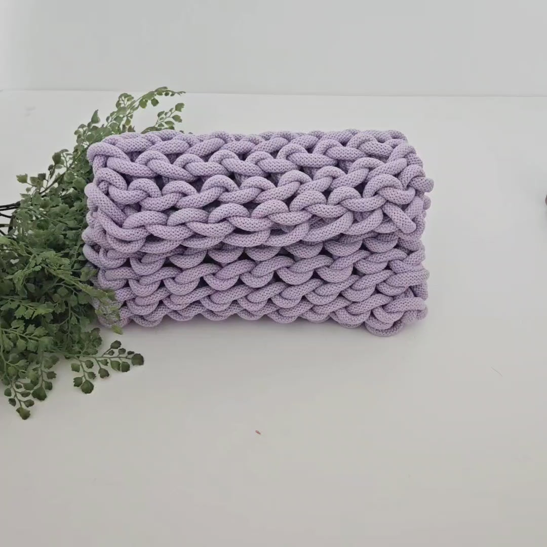 Hand Crochet Clutch DIY Kit by Ganxxet x Cord + Quartz