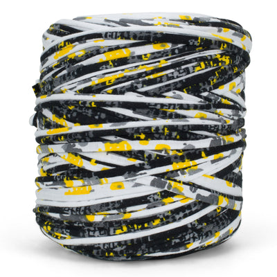 Printed Recycled T-Shirt Fabric Yarn - Urban