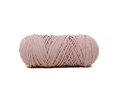 BRAIDED CORD 2 MM ZERO WASTE -  PALE PINK COLOR