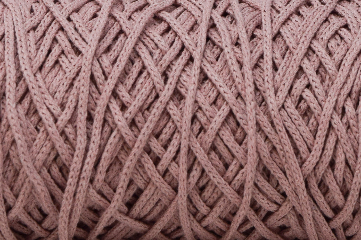 BRAIDED CORD 2 MM ZERO WASTE - GOLDEN ROSE COLOR