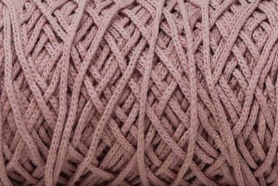 BRAIDED CORD 2 MM ZERO WASTE - GOLDEN ROSE COLOR