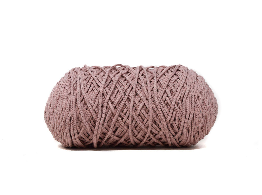 BRAIDED CORD 2 MM ZERO WASTE - GOLDEN ROSE COLOR