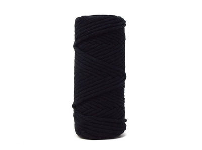 BASIC COTTON CORD ZERO WASTE 3 MM - 1 SINGLE STRAND -  BLACK COLOR