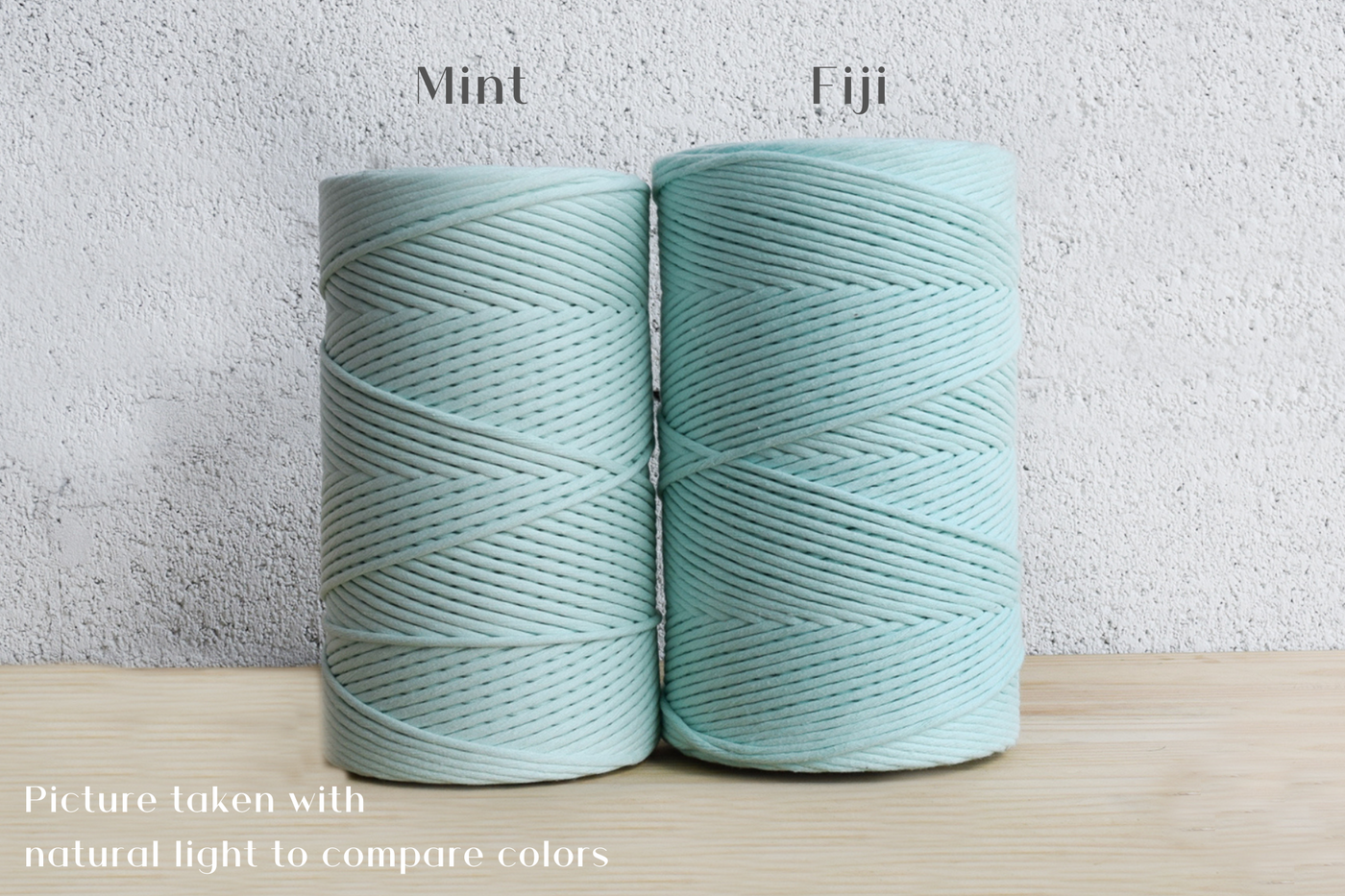 SOFT COTTON CORD ZERO WASTE 4 MM - 1 SINGLE STRAND - FIJI COLOR