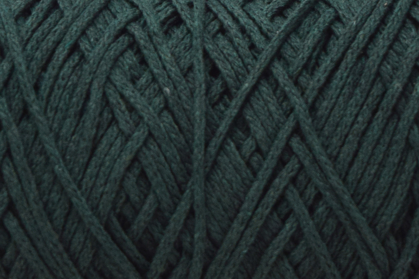 BRAIDED CORD 2 MM ZERO WASTE -  FOREST GREEN COLOR