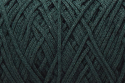 BRAIDED CORD 2 MM ZERO WASTE -  FOREST GREEN COLOR