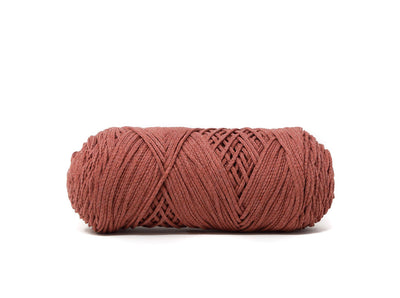 BRAIDED CORD 2 MM ZERO WASTE -  TERRACOTA COLOR
