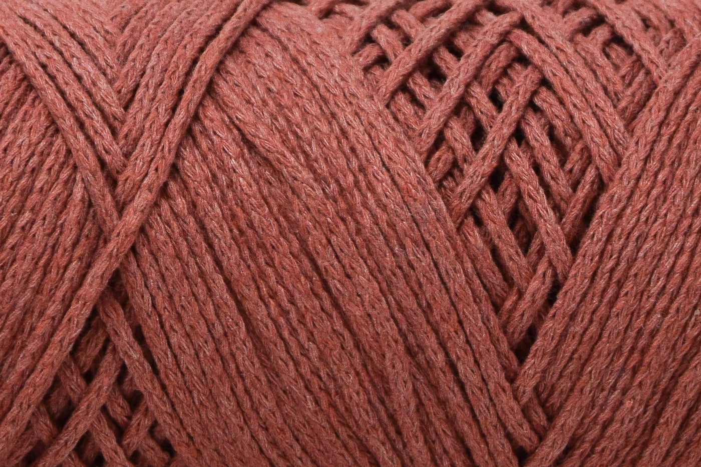 BRAIDED CORD 2 MM ZERO WASTE -  TERRACOTA COLOR
