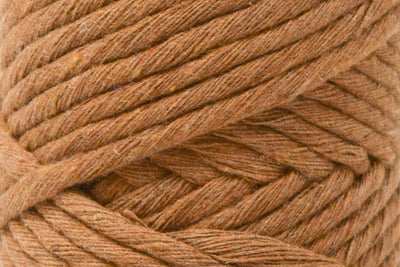 BASIC COTTON CORD ZERO WASTE 3 MM - 1 SINGLE STRAND -  CAMEL COLOR