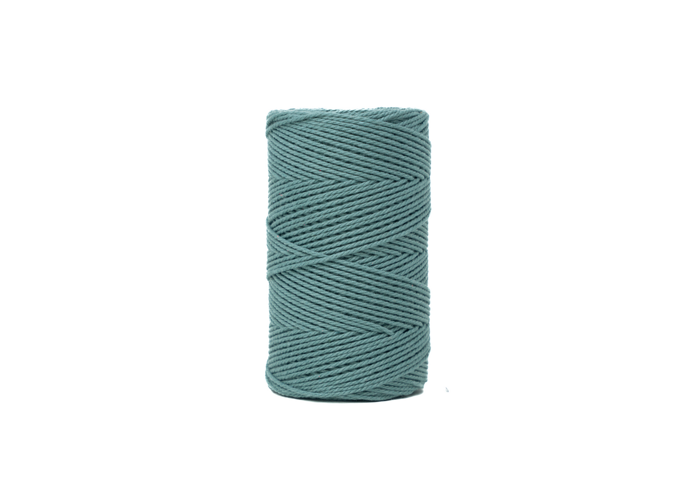 COTTON ROPE ZERO WASTE 2 MM - 3 PLY - SAGE COLOR