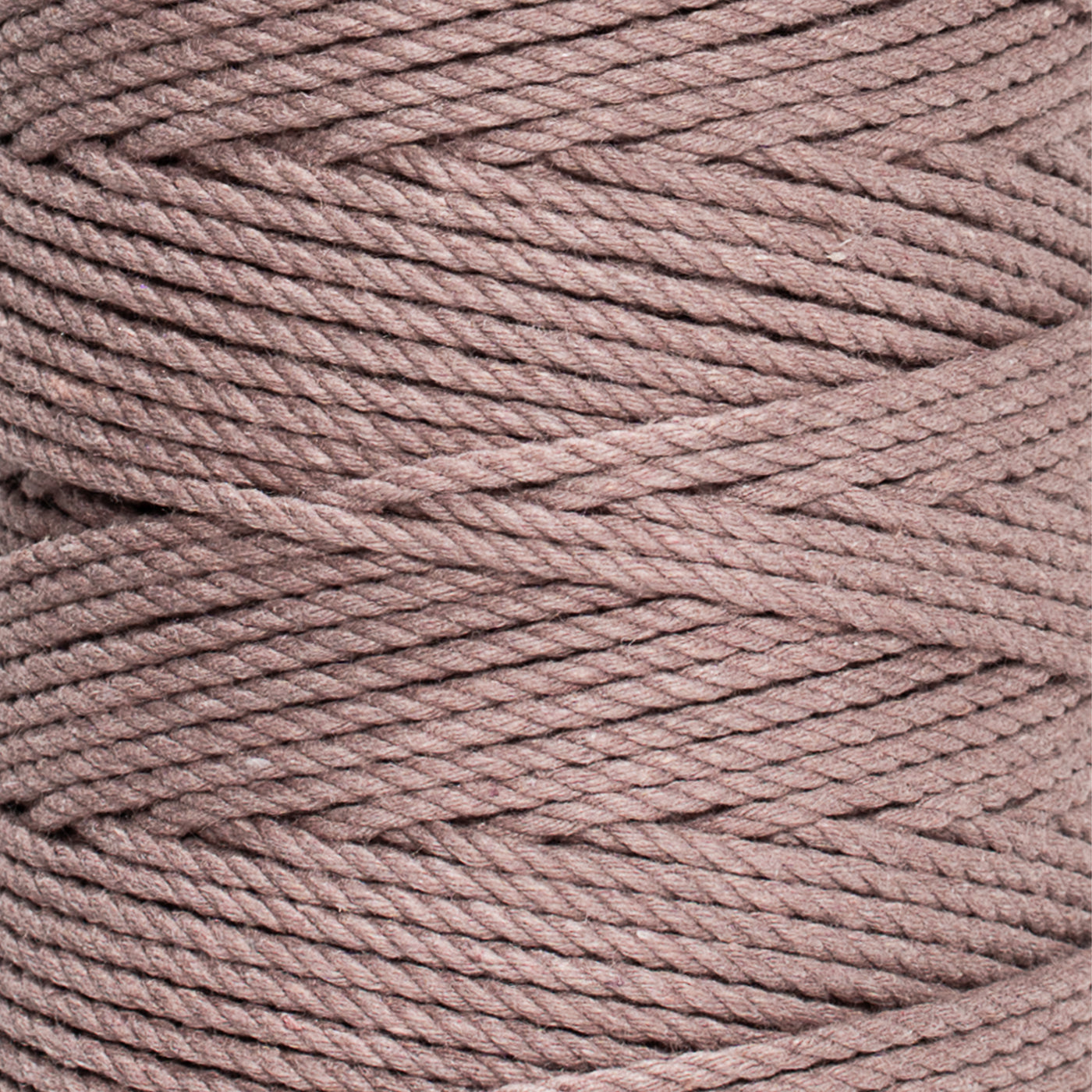 COTTON ROPE ZERO WASTE 2 MM - 3 PLY - MINK COLOR