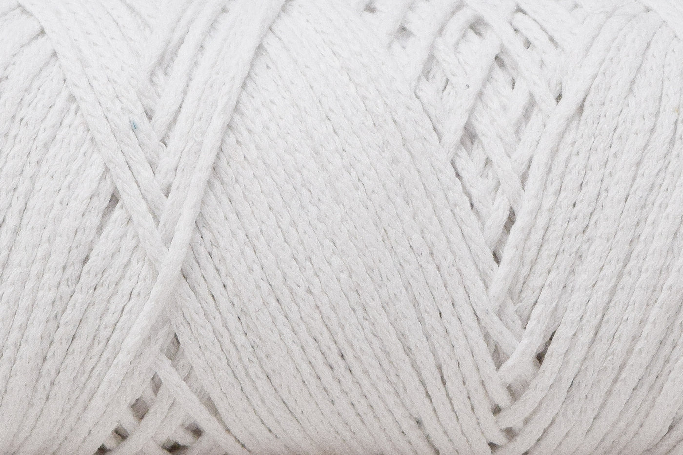 BRAIDED CORD 2 MM ZERO WASTE -  WHITE COLOR