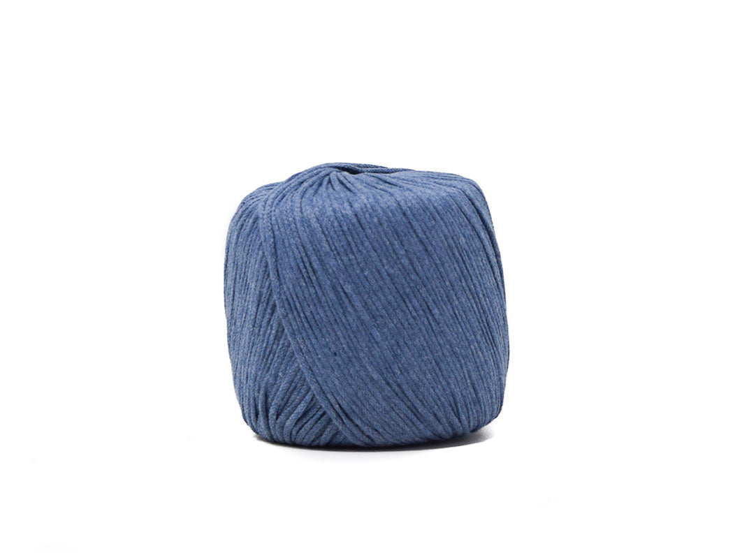 LACE BRAIDED CORD ZERO WASTE - BLUE JEANS COLOR